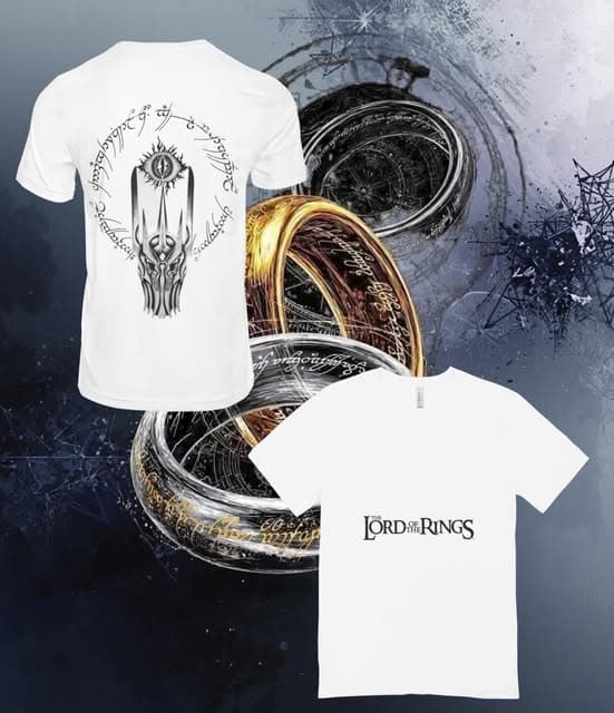 Camisas personalizadas inspiradas en El Señor de los Anillos