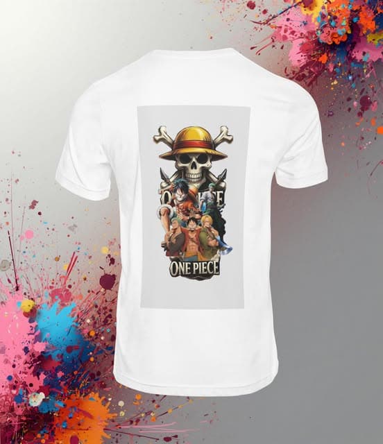 Camisa personalizada con diseño inspirado en One Piece