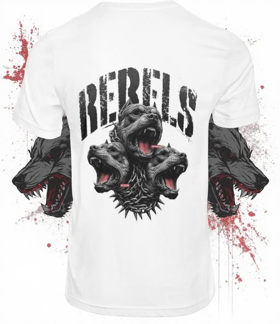 Camisa personalizada Rebels creada por Eitan Prints