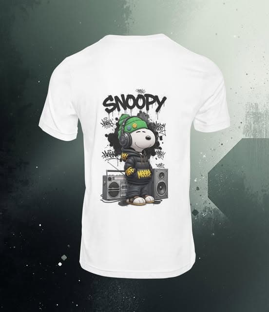 Camisa personalizada con diseño de Snoopy